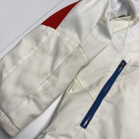 Napapijri Geographic Expedition Team Jacket Winter Coat Parka Mens Large White - Picture 9 of 16